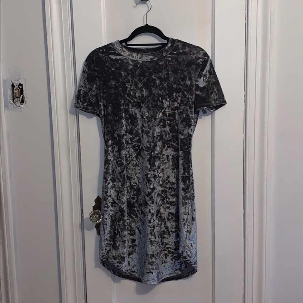 Velvet like dress